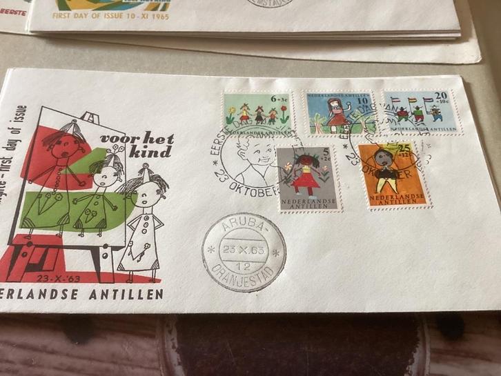 No4574 Nederlandse Antillen E27 Heb ook van Nederland jaarga, Postzegels en Munten, Postzegels | Eerstedagenveloppen, Onbeschreven