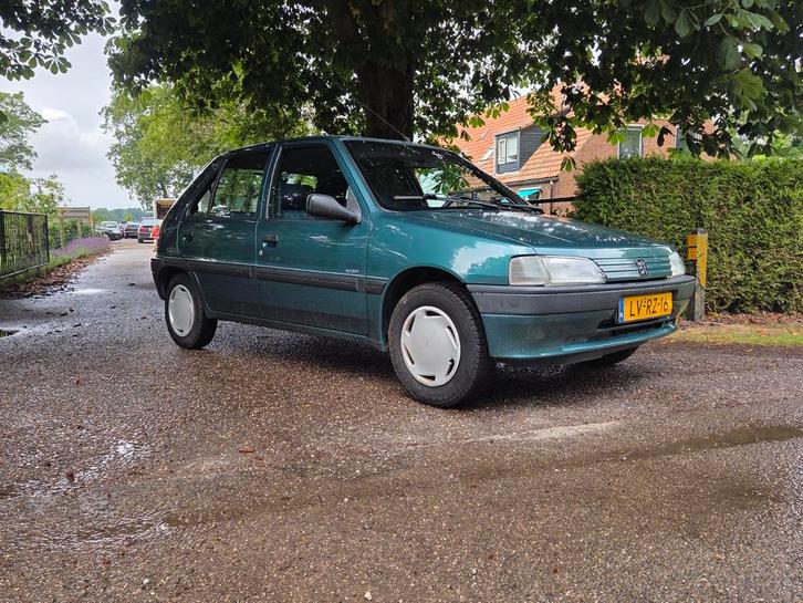 Peugeot 106 1.1 Accent 1995 Groen 5 deurs, Auto's, Peugeot, Bedrijf, Benzine, Hatchback, Handgeschakeld, Origineel Nederlands