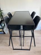 Moderne bartafel + stoelen, ideaal voor kleine ruimtes!, Huis en Inrichting, Tafels | Eettafels, Ophalen, 50 tot 100 cm, 50 tot 100 cm