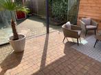 GRATIS! circa 55 m2 koppelstone 15x15 cm (zelf uithalen), Tuin en Terras, Tegels en Klinkers, Ophalen, Overige materialen, Gebruikt