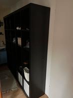 Expedit kast 25 vakken zwart, Ophalen, Gebruikt, 150 tot 200 cm, 150 tot 200 cm