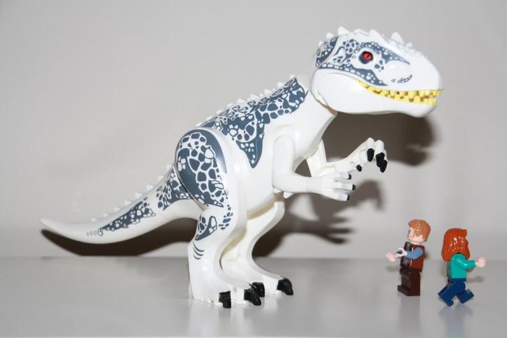 Jurassic World Park Dinosaurus Indominus Rex WIT, Kinderen en Baby's, Speelgoed | Actiefiguren, Nieuw, Ophalen of Verzenden