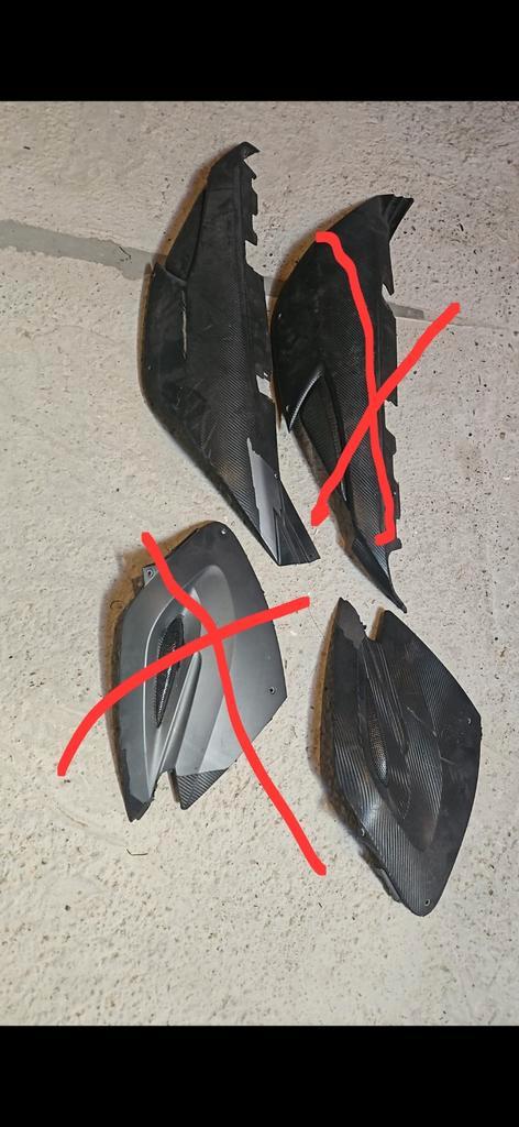 Rechter zij en achter Kap piagio gilera fuoco 500, Motoren, Onderdelen | Overige, Gebruikt, Ophalen of Verzenden