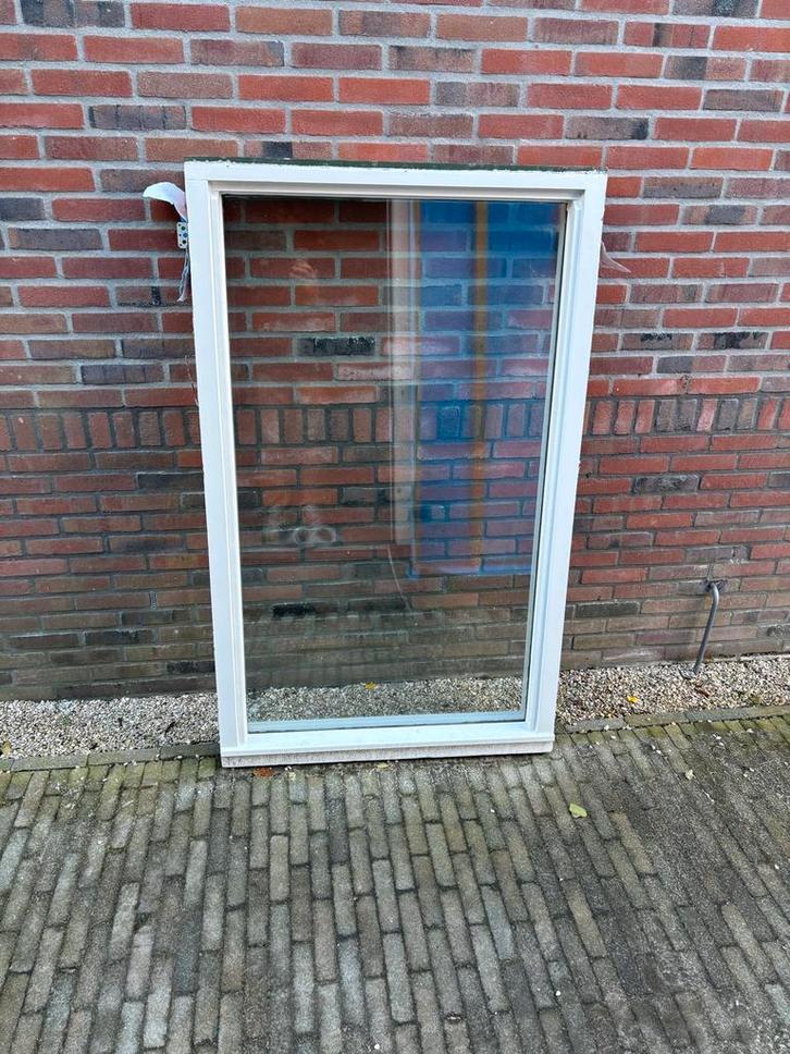 Gebruikt Gevelraam met Dubbelglas, Doe-het-zelf en Verbouw, Glas en Ramen, Gebruikt, Gevelraam of Ruit, 120 tot 160 cm, 80 tot 120 cm