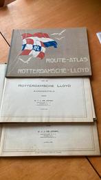 Route atlas Rotterdamsche-Lloyd, 2 uitgaven, Ophalen of Verzenden, Motorboot, Zo goed als nieuw, Kaart, Foto of Prent