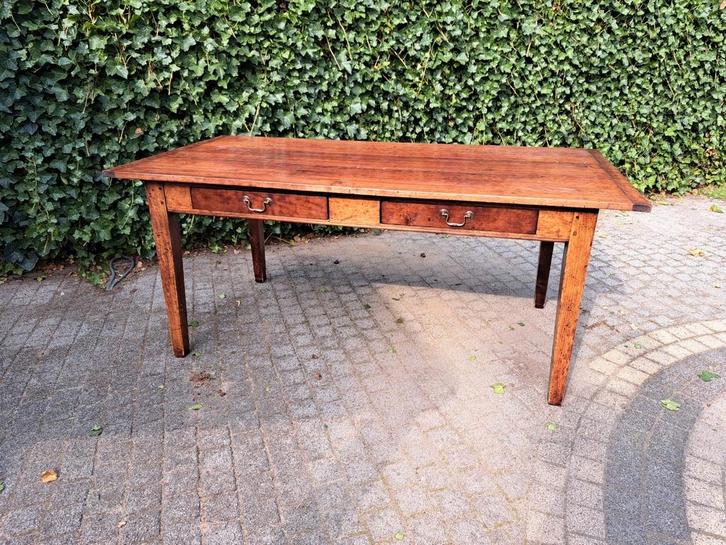 Klassieke eettafel, Huis en Inrichting, Tafels | Eettafels, Gebruikt, 50 tot 100 cm, 150 tot 200 cm, Vijf personen of meer, Rechthoekig