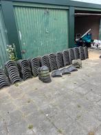 200 nokvorsten blauw gesmoord / zwart / rood, Steen of Klei, Blauw, Nieuw, Ophalen of Verzenden