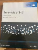 Essentials of MIS, Laudon, 11e editie, Ophalen of Verzenden, Zo goed als nieuw, Overige niveaus, Bedrijfseconomie of M&O