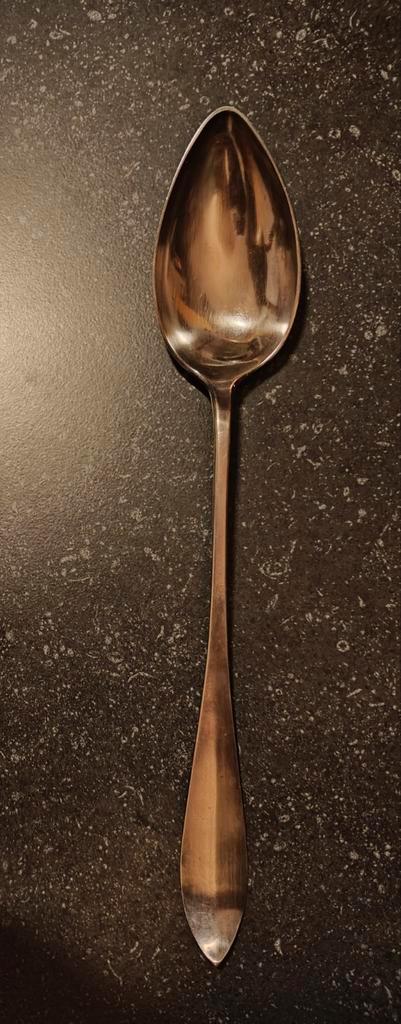 zilver 18e eeuwse brijlepel, Antiek en Kunst, Antiek | Bestek, Ophalen of Verzenden