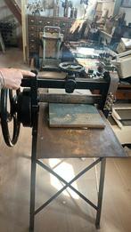 Antieke etspers op standaard Markana patent gietijzer, Antiek en Kunst, Antiek | Gereedschap en Instrumenten, Ophalen
