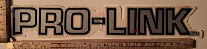 Vintage gesneden sticker autosticker PRO-LINK Honda motor, Verzamelen, Stickers, Zo goed als nieuw, Ophalen of Verzenden