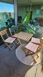 Ikea ASKHOLMEN tuinset met 4 stoelen incl kussens, Tuin en Terras, Ophalen, Zo goed als nieuw, 2 zitplaatsen