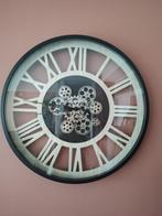 Industriële klok, Huis en Inrichting, Ophalen, Zo goed als nieuw, Analoog, Wandklok