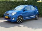 Kia Picanto 1.1 R-SportbyKia ECC LM14 Nederlandse Auto, Gebruikt, Zwart, 4 cilinders, Leder en Stof
