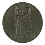 Fred Carasso - Penning, 1957 : Water Rijn-Kennemerland, Postzegels en Munten, Penningen en Medailles, Verzenden, Brons, Nederland