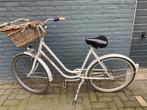 Witte Damesfiets met Mand, Fietsen en Brommers, Fietsen | Dames | Damesfietsen, Ophalen, Overige merken, 53 tot 56 cm, Gebruikt