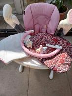 Verstelbare Kinderstoel/schommelstoel 2in1 met muziek  50€, Ophalen, Meegroeistoel, Afneembaar eetblad