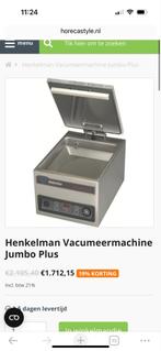 Henkelman Vacumeermachine Jumbo Plus, Ophalen, Gebruikt, Overige typen