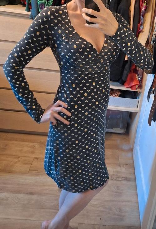 Wikkeljurk van Blutsgeschwister in zwart maat medium 38, Kleding | Dames, Jurken, Gedragen, Maat 38/40 (M), Zwart, Knielengte