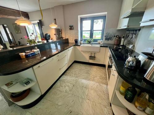 keuken gebruikt, Huis en Inrichting, Keuken | Complete keukens, Gebruikt, Crème, Graniet of Steen, Ophalen