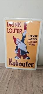 Herman Jansen Schiedam reclamebord 30x20cm voor de mancave, Verzamelen, Merken en Reclamevoorwerpen, Ophalen of Verzenden, Zo goed als nieuw