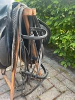 Zwart leren Paarden hoodstel compleet, Ophalen of Verzenden, Gebruikt, Recreatie