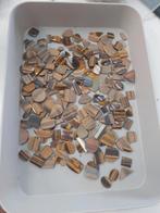 Partij tijgeroog zegelstenen goudsmid edelsmid, Ophalen of Verzenden, Mineraal