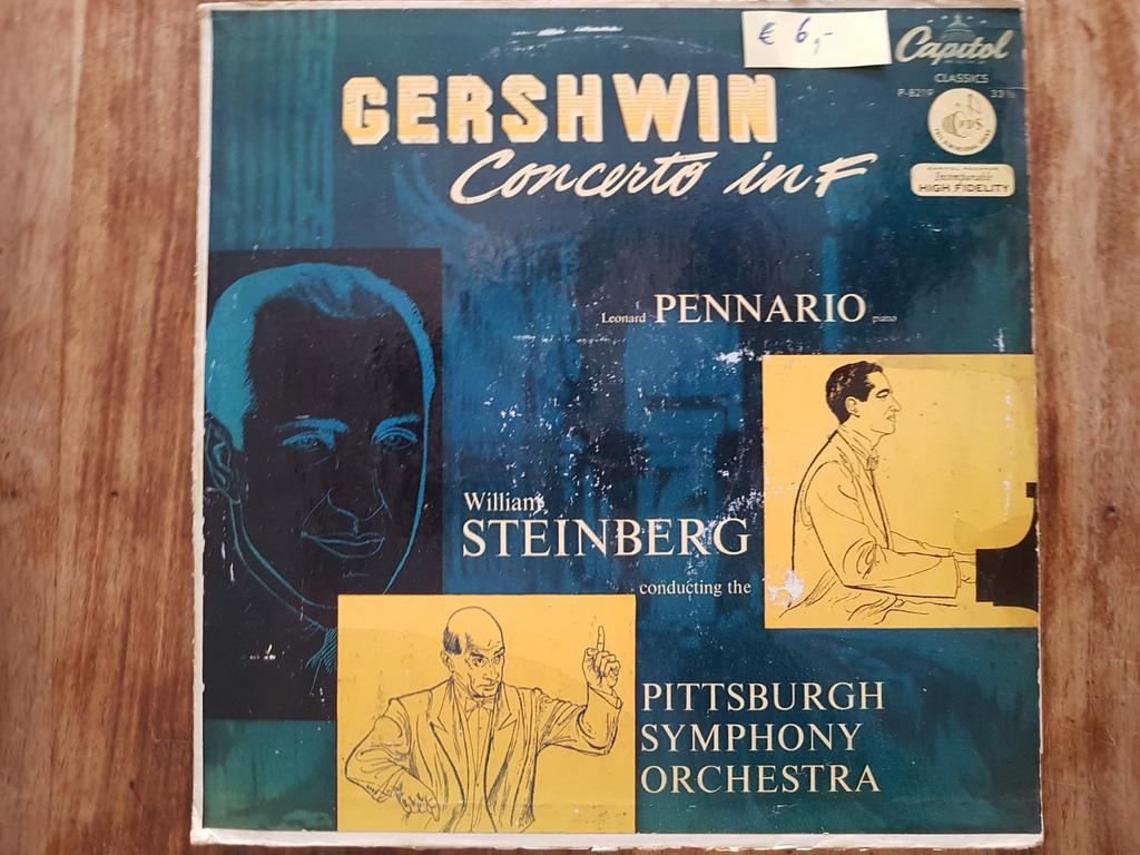LP Gershwin, Concerto in F, Cd's en Dvd's, Vinyl | Klassiek, Ophalen, Gebruikt, 12 inch