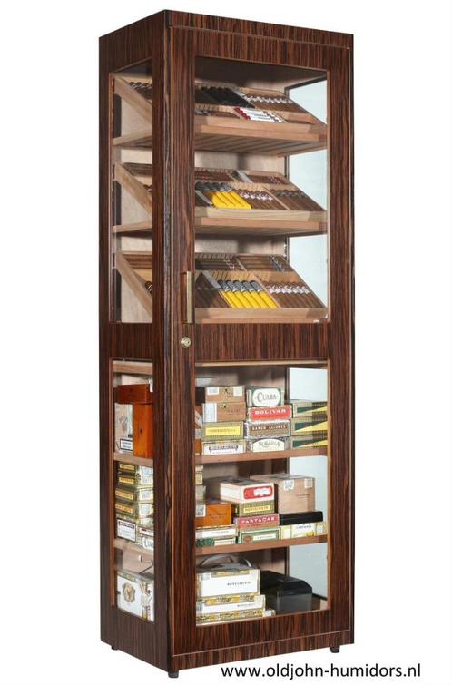 H194 ADORINI CAPRI DELUXE HUMIDOR EBBENHOUT ELCTR BEVOCHTER, Verzamelen, Rookartikelen, Aanstekers en Luciferdoosjes, Nieuw, Tabaksdoos of Verpakking