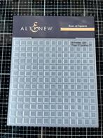 Altenew Rows of Squares embossing folder, Hobby en Vrije tijd, Ophalen of Verzenden, Zo goed als nieuw