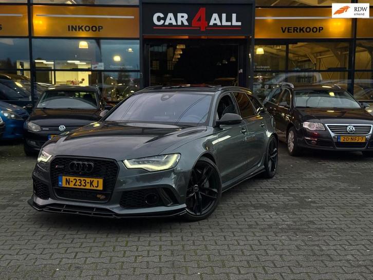 Audi RS6 Avant 4.0 TFSI RS 6 quattro 920PK/KERAMISCH/MASSAGE, Auto's, Audi, Bedrijf, Te koop, RS6, 4x4, ABS, Achteruitrijcamera
