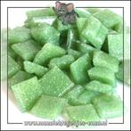 Glasmozaiek steentjes Basic Line | 1cm Mini Spring Green, Hobby en Vrije tijd, Knutselen, Verzenden, Nieuw, Materiaal