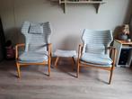 Vintage Bovenkamp Fauteuils Aksel Bender Madsen, Ophalen, Hout, Gebruikt, Vintage
