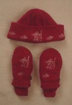 Rood mutsje met bijbehorende wantjes, mt 122, Kinderen en Baby's, Kinderkleding | Mutsen, Sjaals en Handschoenen, Setje, Jongen of Meisje