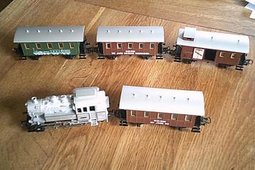 Marklin HO Stoomlocomotief met 4 wagons jubileumset 1985 beschikbaar voor biedingen