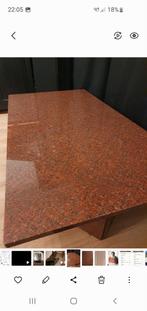 Robuuste Tuintafel/salontafel wijnrood. 70 x 128 x 36., Tuin en Terras, Tuintafels, Ophalen, Rechthoekig, Hout