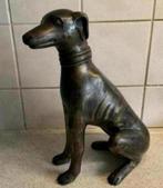 Bronzen Hazewindhond Beeld - 30cm hond, Ophalen of Verzenden