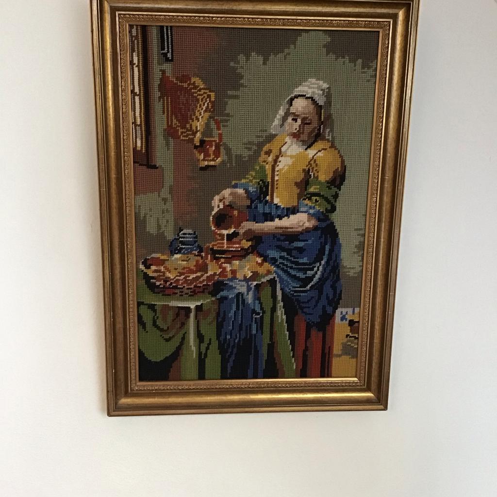 Gehaakt Schilderij - Handwerk 40x55cm, Ophalen of Verzenden, Zo goed als nieuw, Haken, Overige typen