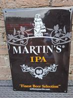 Emaillebord Martin's Ipa, Verzamelen, Biermerken, Ophalen of Verzenden, Nieuw, Reclamebord, Plaat of Schild, Overige merken