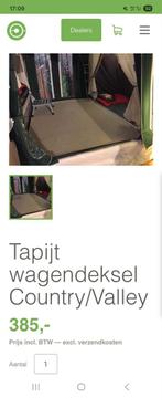 Tapijt wagendeksel Country/Valley - nieuw, Ophalen of Verzenden, Nieuw
