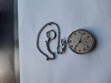 forum antieke zakhorloge uit 1900 met echte zilveren ketting beschikbaar voor biedingen