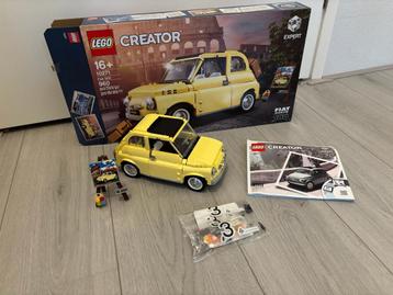 Lego 10271 Fiat 500 helemaal compleet incl doos en boekjes beschikbaar voor biedingen