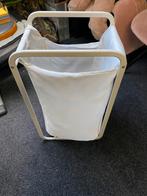 Metalen wasmand met uitneembare waszak wit, Ophalen of Verzenden, Zo goed als nieuw