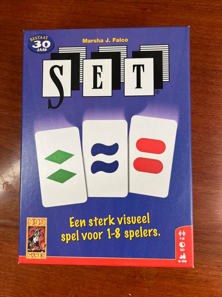 Set - bordspel, Hobby en Vrije tijd, Gezelschapsspellen | Kaartspellen, Zo goed als nieuw, Ophalen of Verzenden