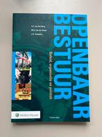 Openbaar Bestuur, beleid, organisatie en politiek, C.F. van den Berg, Sociale wetenschap, Ophalen of Verzenden, Zo goed als nieuw