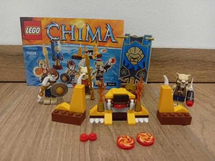 70229 LEGO Chima Leeuwenstam Vaandel, Kinderen en Baby's, Speelgoed | Duplo en Lego, Gebruikt, Lego, Complete set, Ophalen of Verzenden