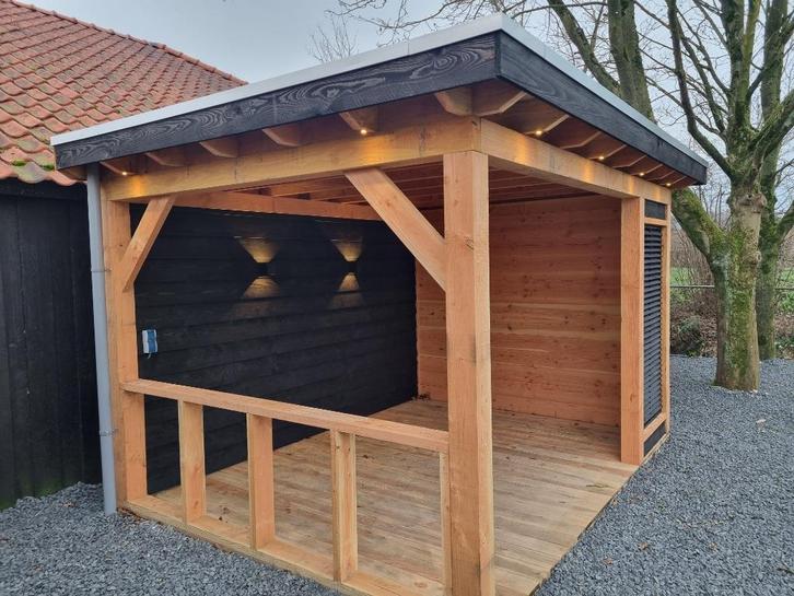 Douglas overkapping in diverse afmetingen te verkrijgen LUXE, Tuin en Terras, Overkappingen, Nieuw, Veranda, Ophalen