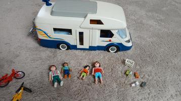 Playmobile Camper - Kan nog prima een ronde mee! beschikbaar voor biedingen