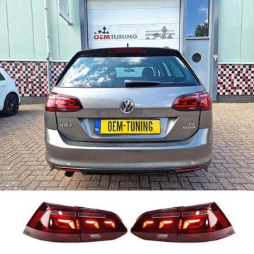  VW GOLF 7 Variant LED ACHTERLICHTEN |2013–2020 | kersenrood beschikbaar voor biedingen
