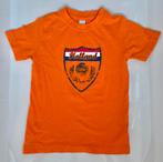 Koningsdag oranje T-shirt maat 116, Jongen of Meisje, Zo goed als nieuw, Shirt of Longsleeve, Verzenden